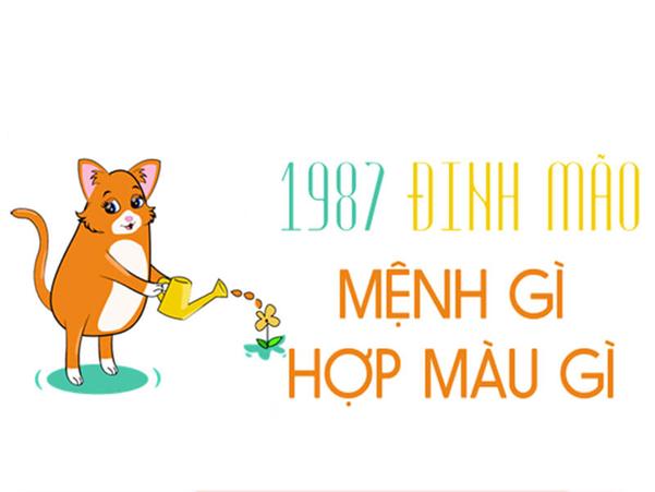 sinh năm 1987 hợp màu gì