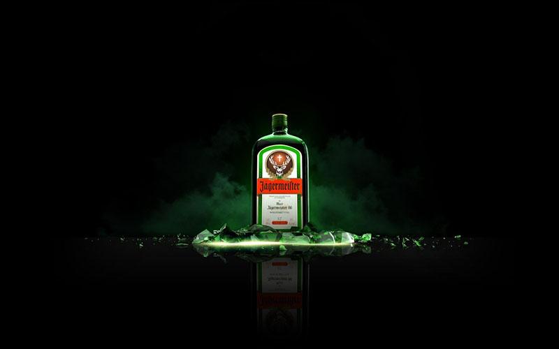 Hình ảnh quen thuộc của rượu Jagermeister