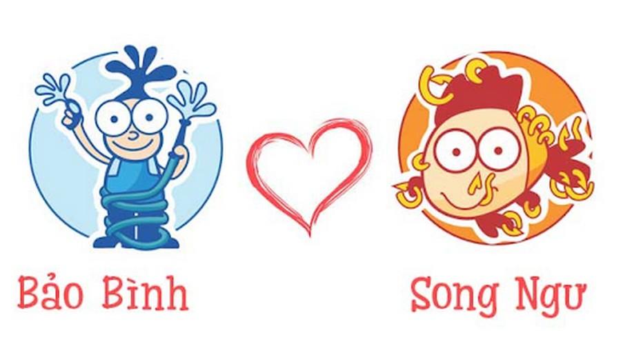 Nam Bảo Bình hợp với Nữ Song Ngư